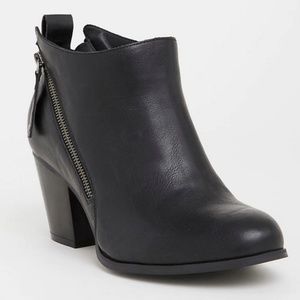Torrid Double Zipper Ankle Boots